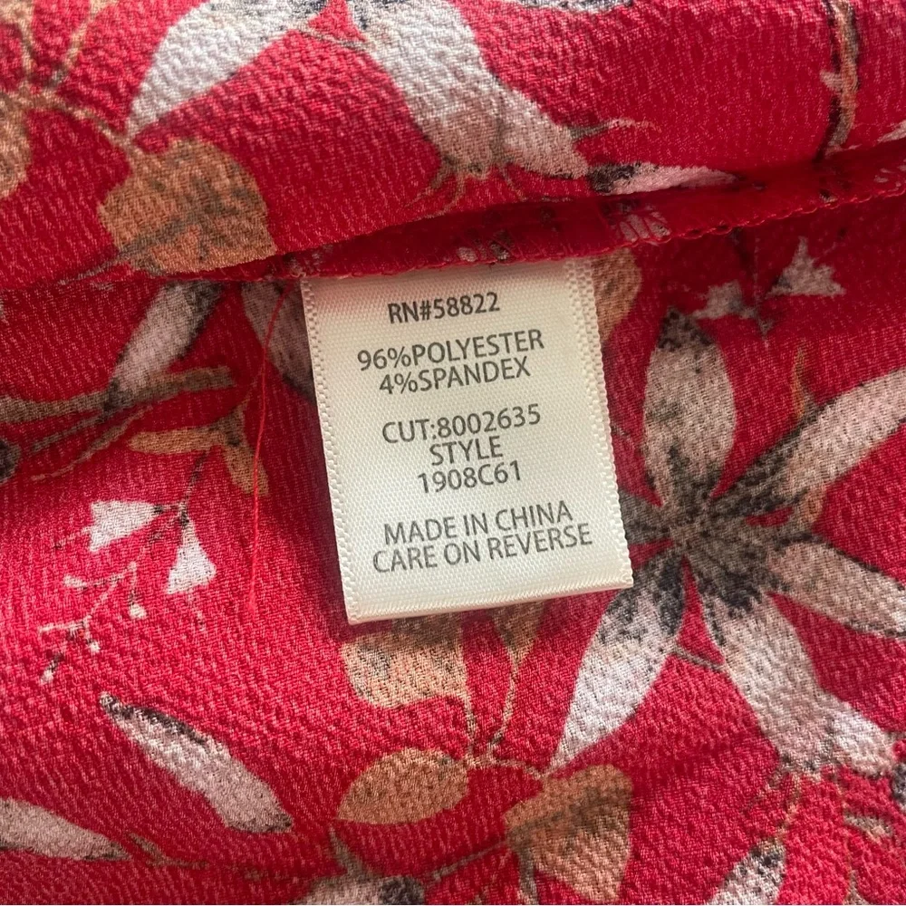 Max Studio London red maxi dress size L - Picture 8 of 8